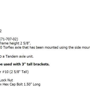 #10 TORFLEX LIFT KIT